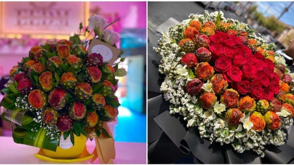 Ramos de flores con pitayas de Sinaloa se viralizan en redes sociales