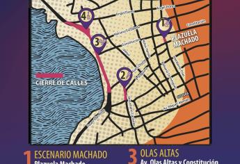 Cierran calles este sábado en el Centro Histórico de Mazatlán por este motivo
