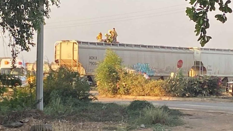 Un hombre resultó herido al tocar cables de alta tensión en Navolato 