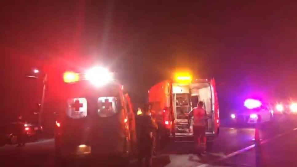 Encontronazo deja 10 personas heridas en El Salado, Culiacán