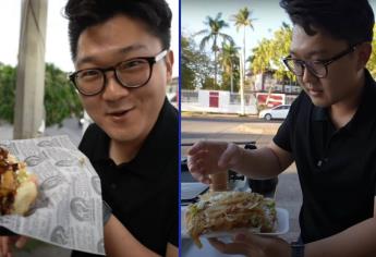 Coreano prueba los deliciosos hot dogs de Los Mochis y esta fue su reacción | VIDEO