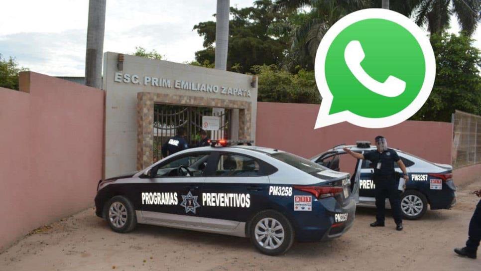 Con grupos de WhatsApp, la Policía de Ahome disminuye robos en escuelas y colonias 