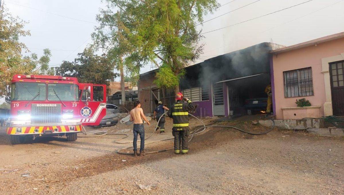 Los bomberos actuaron rápidamente para sofocar el fuego. FOTO: Luz Noticias