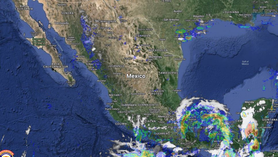 Persistirá temporal de lluvias en el sureste mexicano