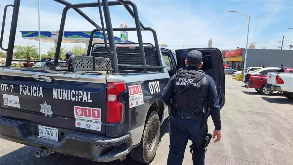 El operativo en la zona.