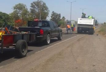 Bachean la carretera México 15 en El Carrizo tras accidentes