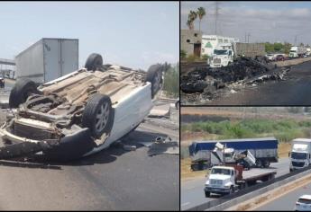 Accidentes en la México 15 provoca caos vial y deja lesionados en Juan José Ríos