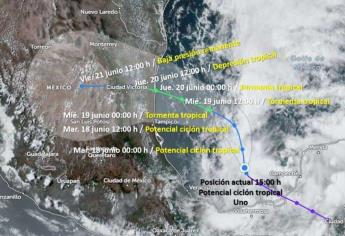 Potencial ciclón en el Golfo de México: sigue EN VIVO su trayectoria
