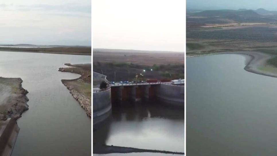 Así luce la Presa Eustaquio Buelna, de las pocas con agua en Sinaloa en plena sequía | VIDEO