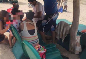 Salvavidas de Mazatlán rescatan a turista de Guadalajara de morir ahogada