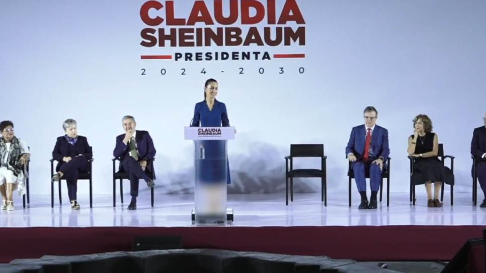 Claudia Sheinbaum presenta parte de su Gabinete; Ebrard será Secretario de Economía