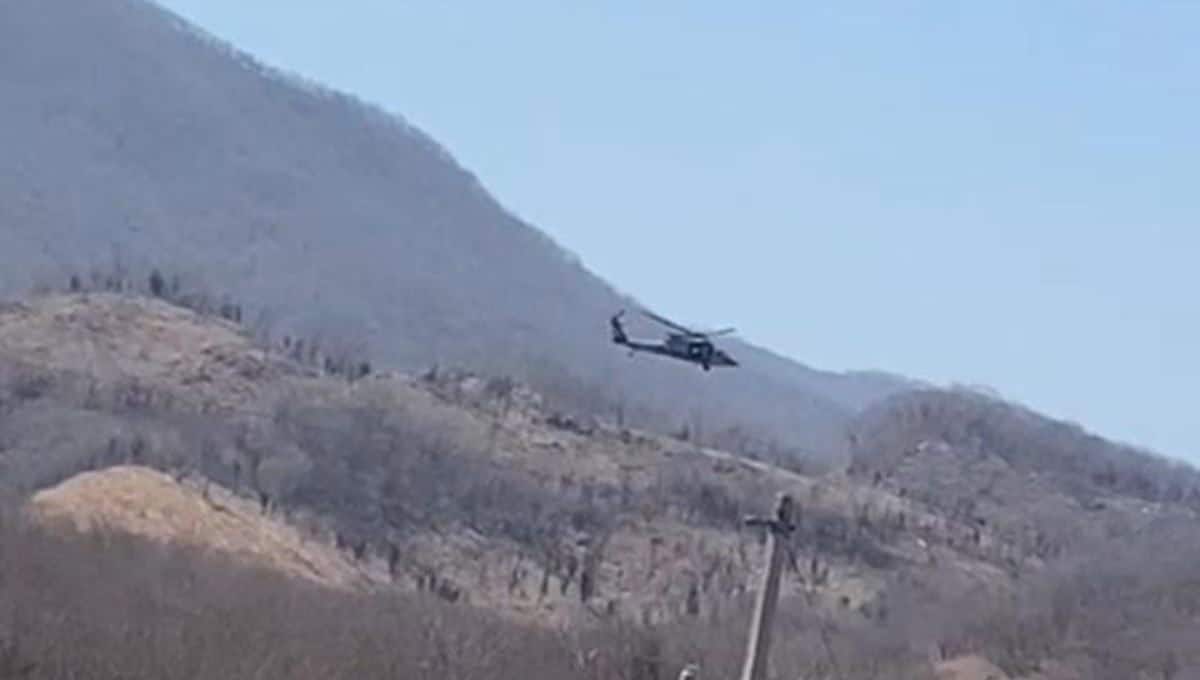 El sobrevuelo quedó filmado por distintos vecinos de la zona. FOTO: Cortesía