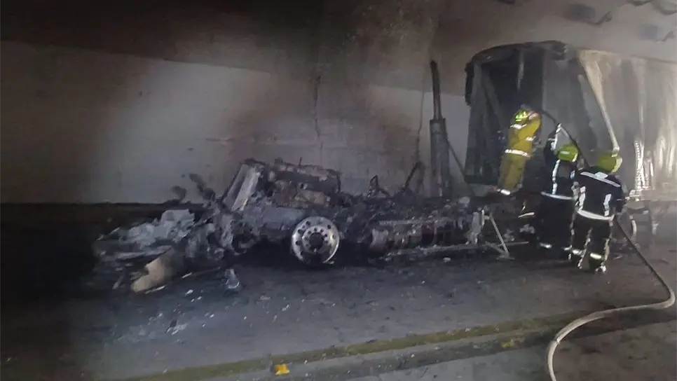 El hecho no dejó personas lesionadas. FOTO: Cortesía