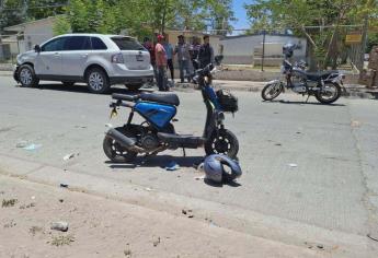 Joven queda gravemente herido tras chocar contra vagoneta en Los Mochis