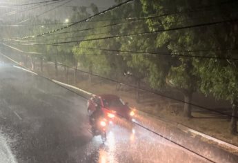 ¡Se cumple el pronóstico!; fuertes lluvias en Culiacán este Día de San Juan