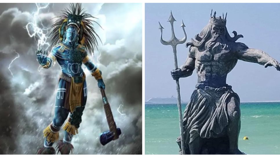 Aseguran que estatua de Poseidón causó la ira del dios Chaac en Yucatán