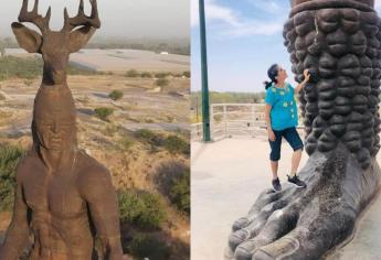 Este monumento en el Valle del Yaqui, en Sonora, es de los más grandes en Latinoamérica