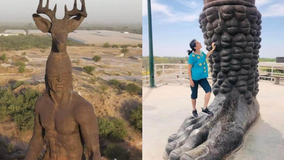 Este monumento en el Valle del Yaqui, en Sonora, es de los más grandes en Latinoamérica