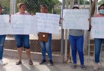 Maestra acusada de violencia en Ahome será separada del cargo