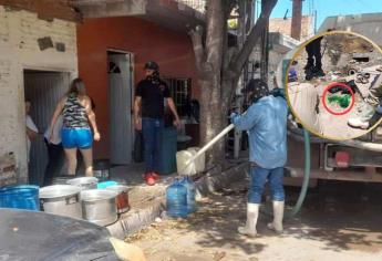 Una botella de plástico dejó sin agua a 5 barrios de Topolobampo; tapó las tuberías