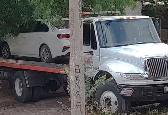 Policías estatales recuperan dos vehículos con reporte de robo en distintos sectores de Culiacán