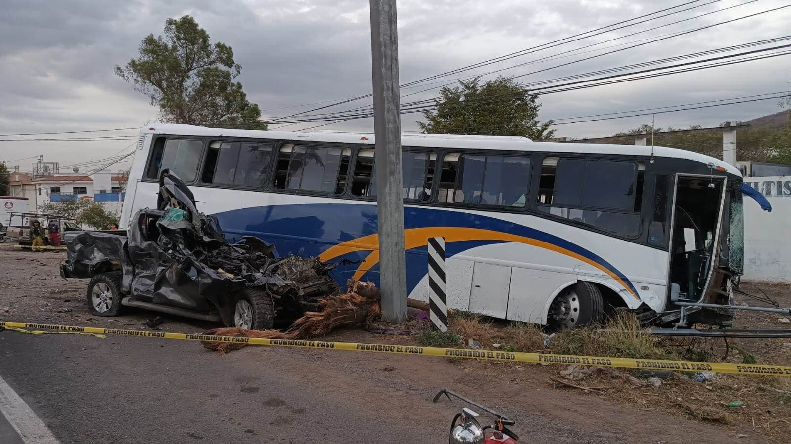 El camionazo dejó varios lesionados. FOTO: Luz Noticias