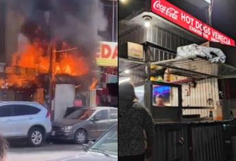 Tras fuerte incendio, Hot Dogs Venecia preparan su reapertura en Los Mochis