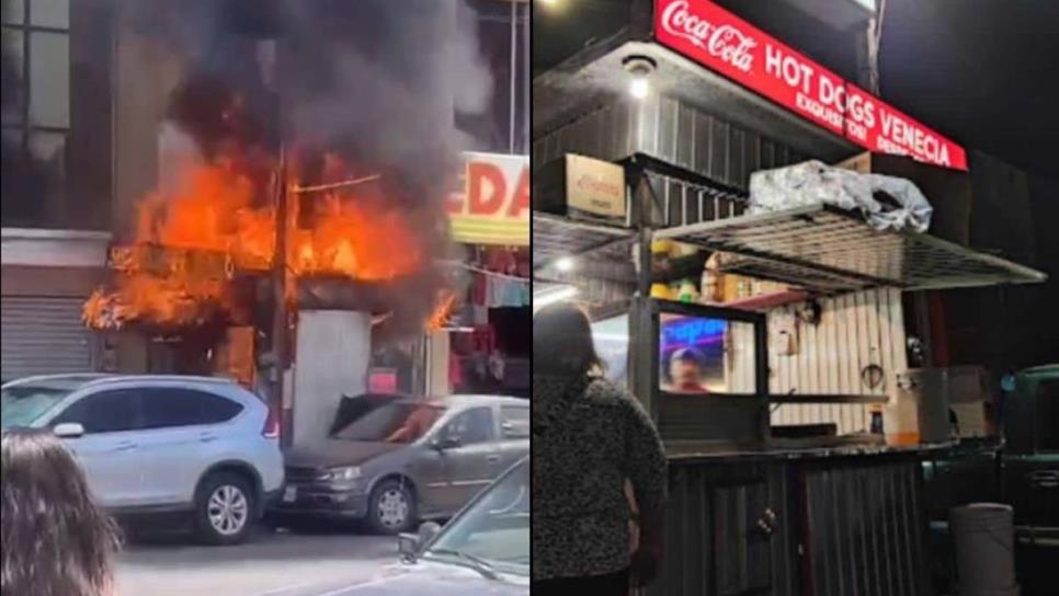 Tras fuerte incendio, Hot Dogs Venecia preparan su reapertura en Los Mochis