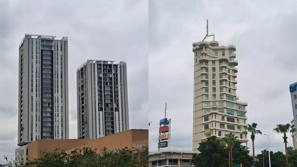 Los 4 edificios se encuentran en el mismo sector de la ciudad. FOTO: Luz Noticias