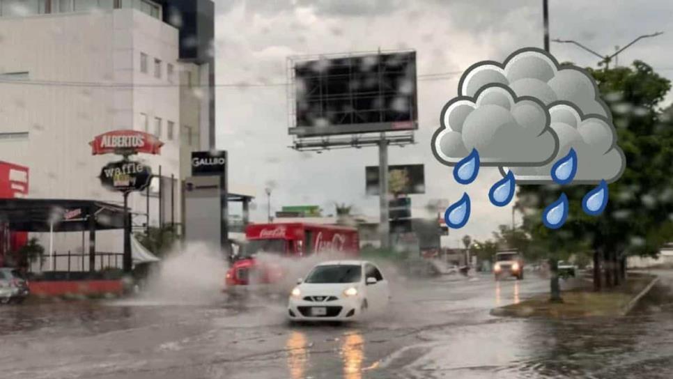 Más lluvias y temperaturas frescas para Culiacán este jueves, 27 de junio