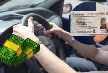 ¿Cuánto cuesta tramitar la licencia para conducir en Sinaloa? Requisitos