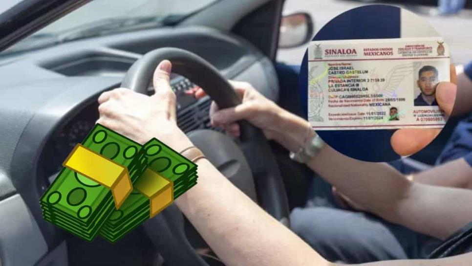 ¿Cuánto cuesta tramitar la licencia para conducir en Sinaloa? Requisitos