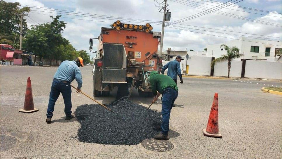 Habrá inversión de 1.5 millones de pesos para bacheo en Ahome