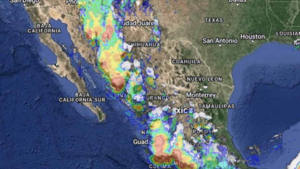 ¡Metan la ropa! Hay 60 % de probabilidad de lluvias para Mazatlán entre este viernes y sábado 