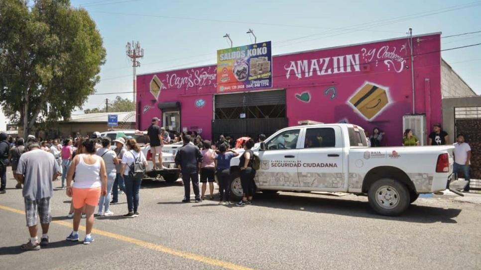 Esta tienda en Tijuana regaló todo antes de que el SAT decomisara la mercancía
