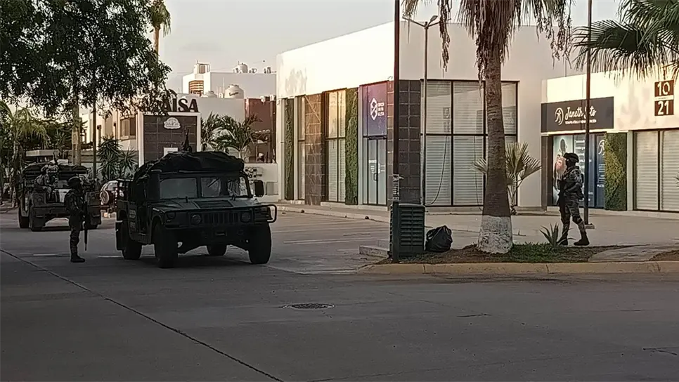 Los operativos militares en Culiacán.