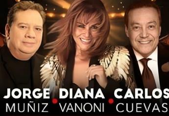 Jorge Muñiz, Diana Vanoni y Carlos Cuevas presentarán «Vamos haciendo un trío» en Mazatlán