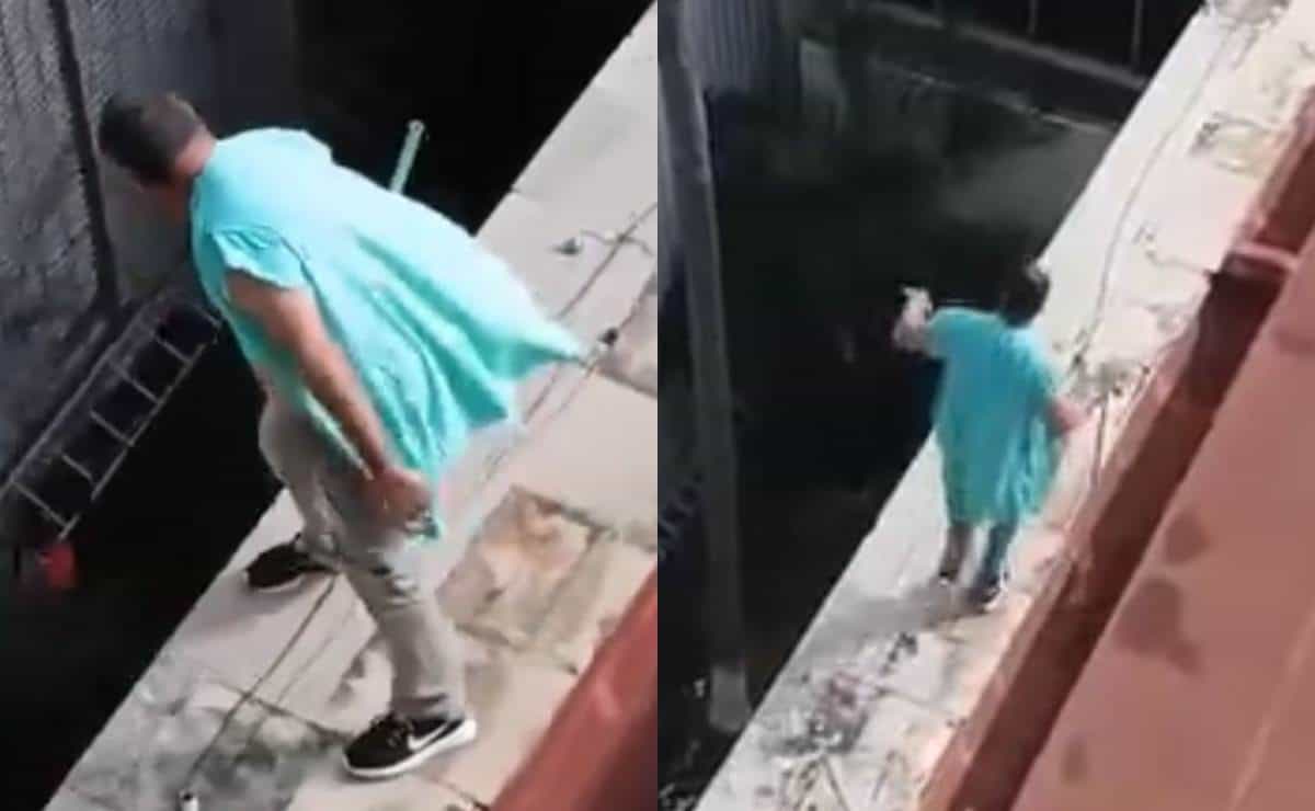 ¡Vaya susto! Paciente psiquiátrico en crisis sube al techo del IMSS en Mazatlán