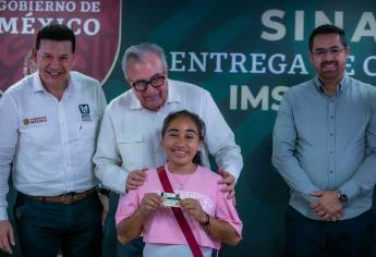 Entregan credenciales del IMSS- Bienestar a nuevos beneficiarios en Sinaloa