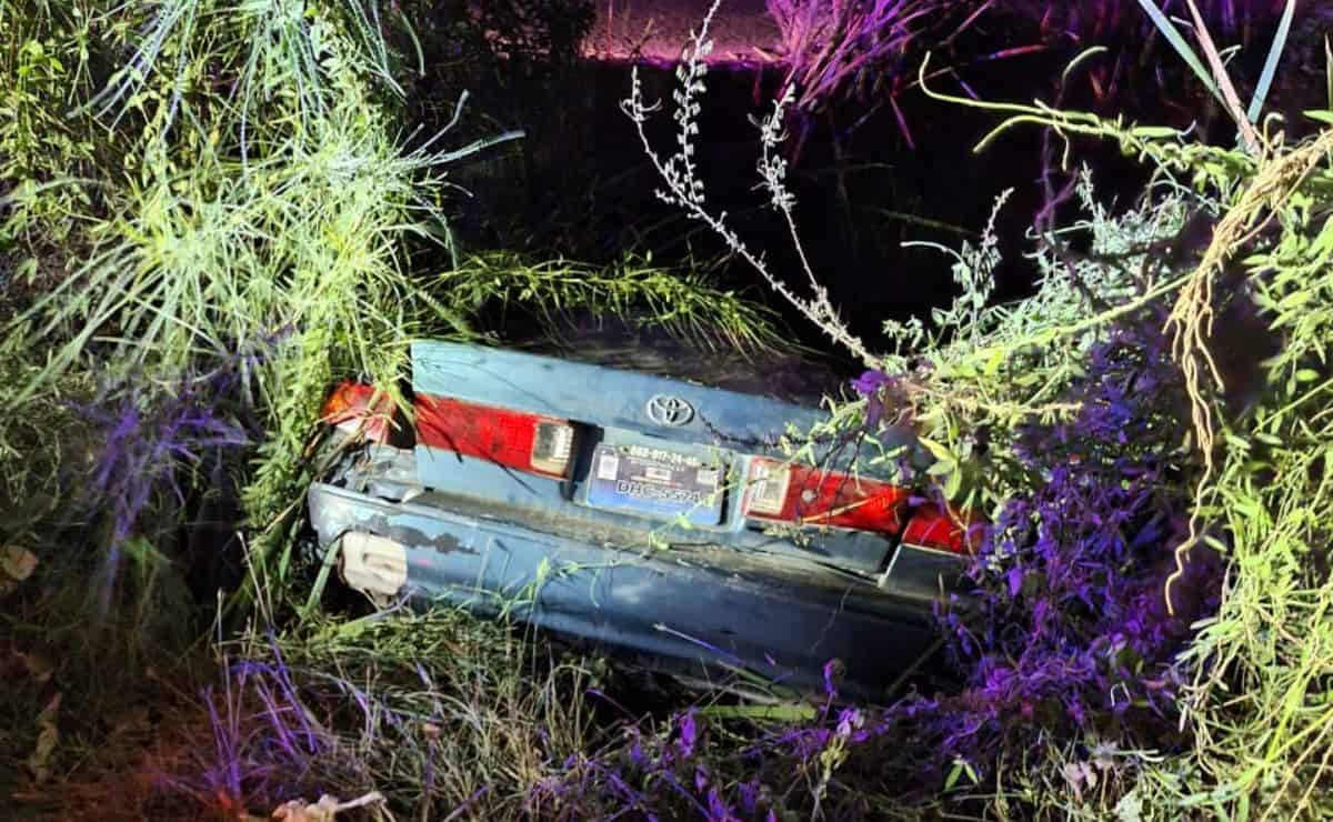 Dos salidas de camino en Guasave dejan a un elemento de la Guardia Nacional lesionado