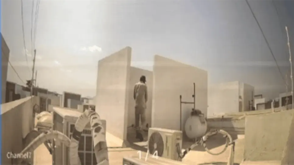 FOTO: Una cámara de vigilancia captó el momento.