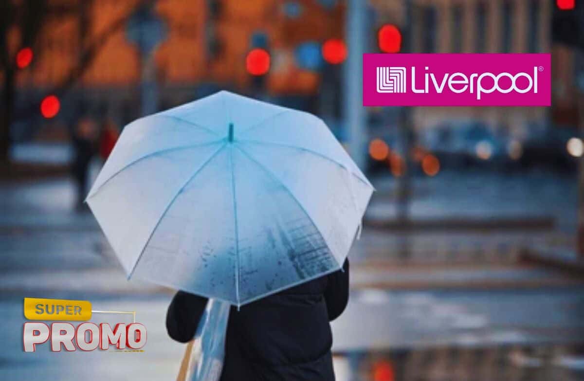 Liverpool pone en rebaja paraguas, ideales para protegerte en esta temporada de lluvias