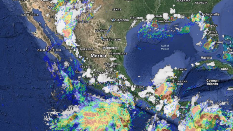 Se acerca una nueva onda tropical a la Península de Yucatán