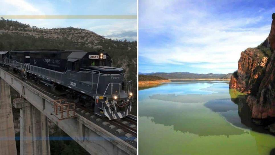 Así es la impresionante vista de la Presa Huites desde el Tren el Chepe