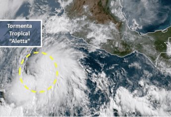 Tormenta tropical «Aletta» se forma frente a la costa de Jalisco