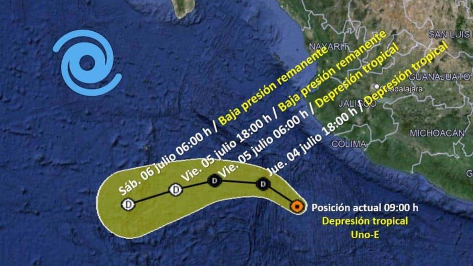 ¡Hay ciclón en el Pacífico! Se forma la depresión tropical Uno-E