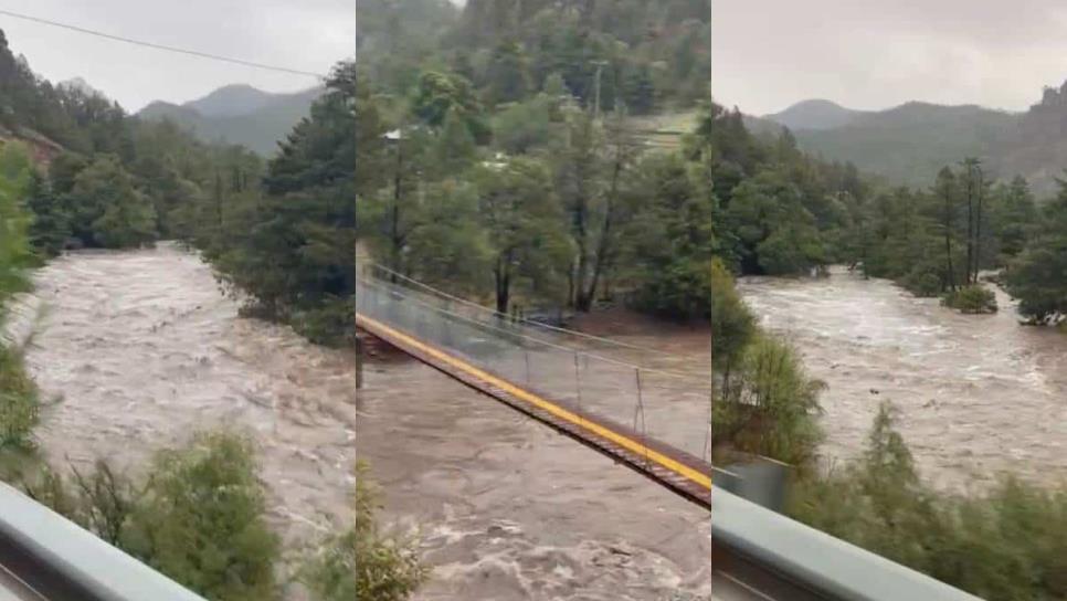 Arroyo Cerocahui deja aportaciones en Presa Huites