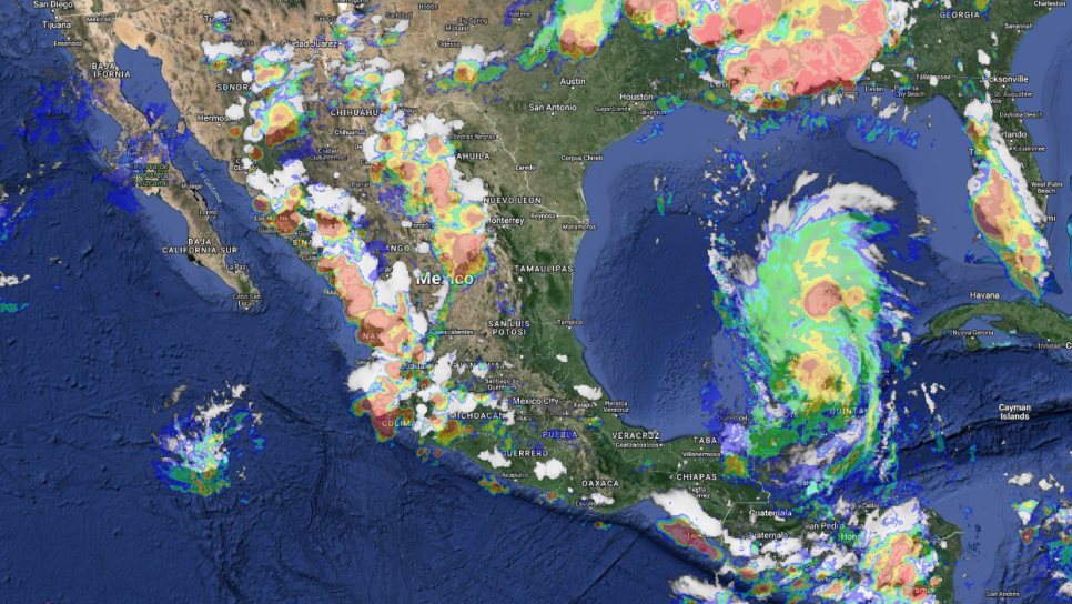 Tormenta tropical Beryl ocasionará lluvias al sureste de México