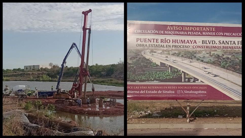 Así va el Puente del Malecón Nuevo con Santa Fe en Culiacán; ¿cuándo quedará listo?