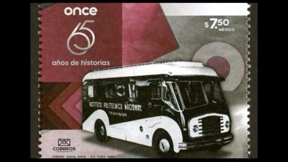 Canal Once celebrará 65 años con la cancelación de timbre postal